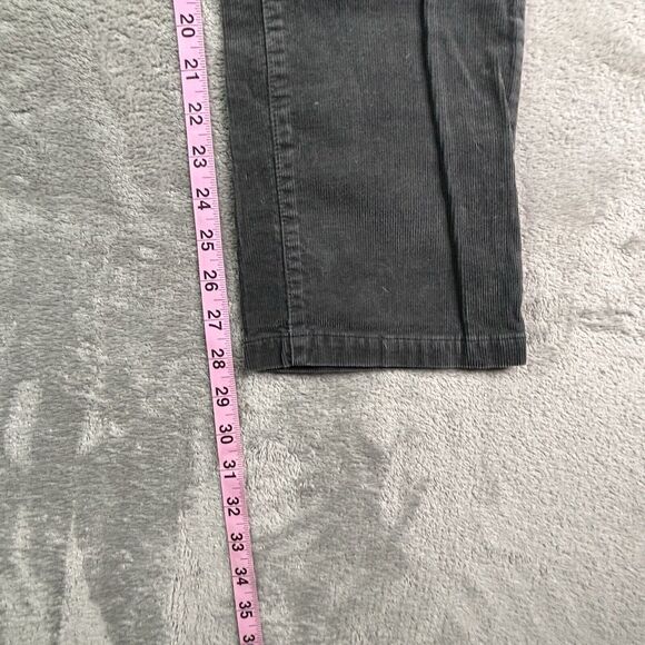 J. Crew Matchstick Pants Women's 28 S Dark Grey Corduroy Straight Leg - Picture 4 of 8